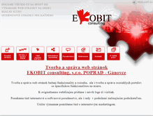 Tablet Screenshot of ekobit.sk